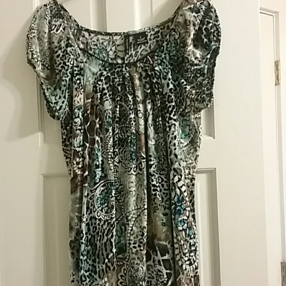 New Directions multicolor tunic